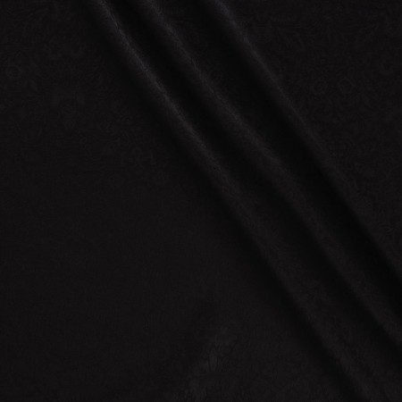 Jacq. floral relieve negro
