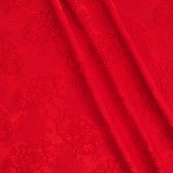 Cloquet floral rojo
