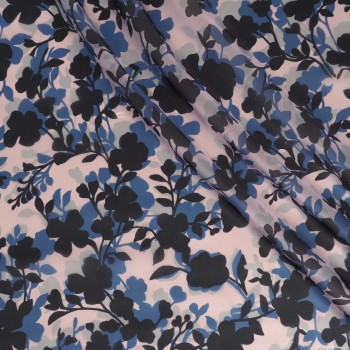 Blue dgn.g1234 organza seta base