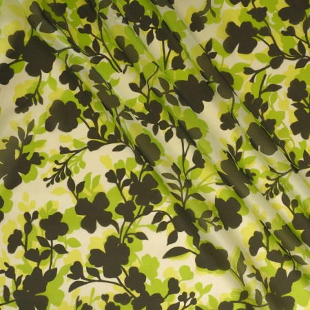 Green dgn.g1234 organza seta base