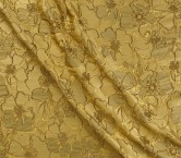 Fuxia jacq. floral lamé