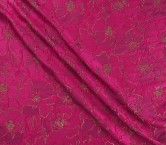 Fuxia jacq. floral lamé