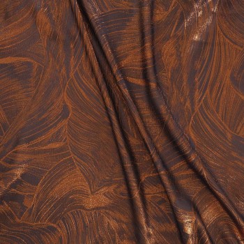 Jacquard lamè ondas morado