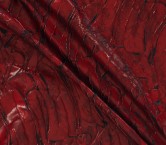 Jacq. gofrado abstracto rojo