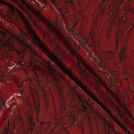 Jacq. gofrado abstracto rojo