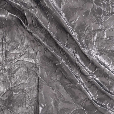 Jacquard relieve metalizado plata
