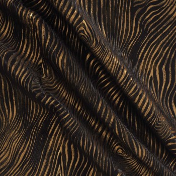 Jacquard rayas dorado