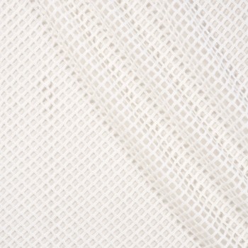Micro sequins net white