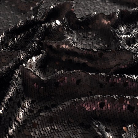 Lentejuelas combinadas marron