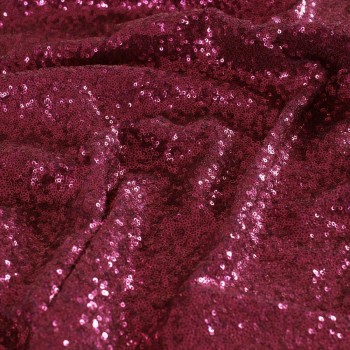 Lentejuelas 2mm stretch rubi