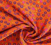 Jacquard floral multicolor multicolor coral