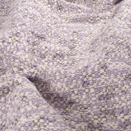 Tweed lana lame lila