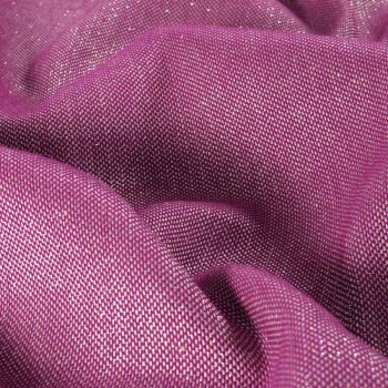 Canvas de lino/ lana / lamÉ violeta
