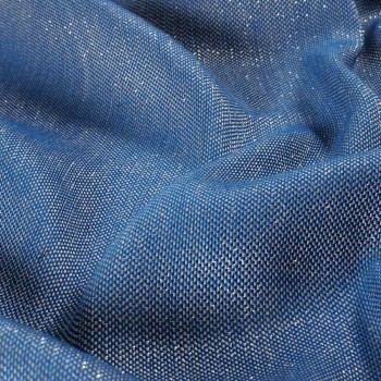 Blue canvas de lino/ lana / la