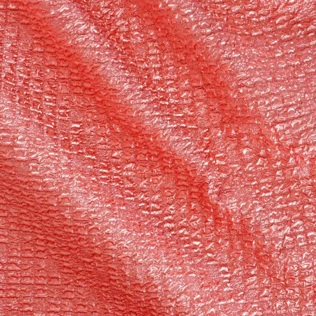 Jacquard gofrado lamÉ cobre