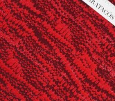 Red jacquard geometry lame