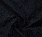 Navy jacquard with relief lame