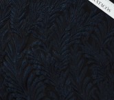 Navy jacquard with relief lame