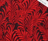 Red jacquard with relief lame