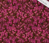 Brown pink floral quilted jacq