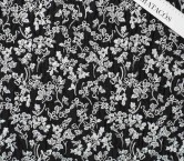 White black floral quilted jac