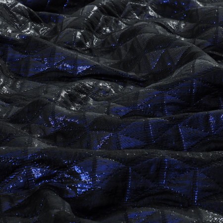 Violet padded jacquard