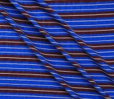 Blue grana striped jacquard