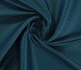 Green blue geometric jacquard