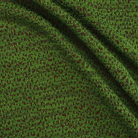 Tweed lana lame verde