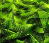Acid green geometric jacquard