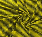 Yellow geometric jacquard