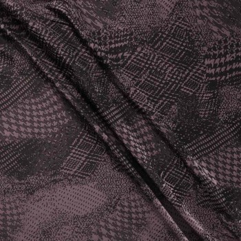 Mauve geometric jacquard