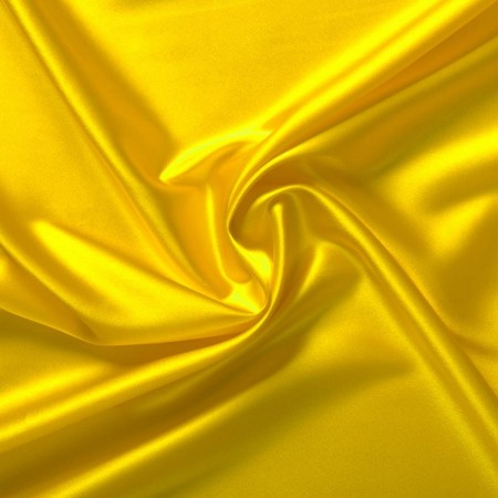 Yellow ulises stretch silk satin