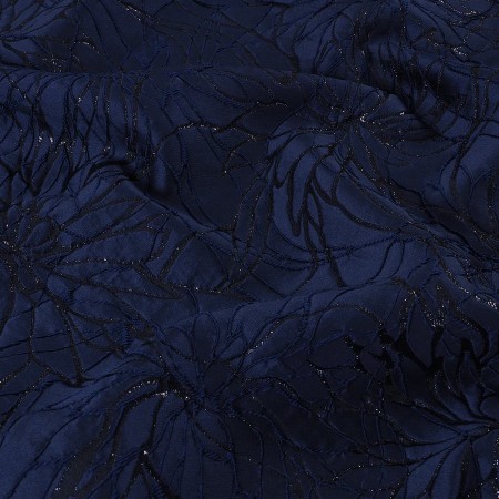 Marine jacquard floral