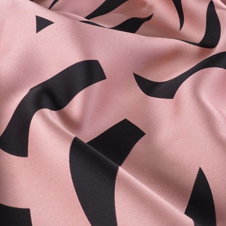 Jacquard geomÉtrico rosa