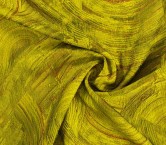 Yellow jacquard textured effec