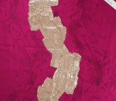 Fuxia relief jacquard lame