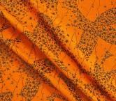 Jacquard lamÉ naranja