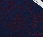 Blue jacquard with lamÉ