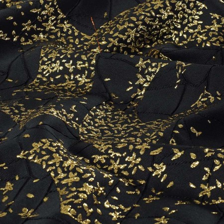 Black gold jacquard with lamÉ