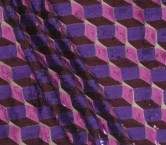 Lentejuelas diseño geométrico burdeos fuxia