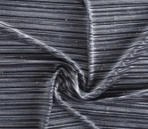 Terciopelo plisado glitter gris