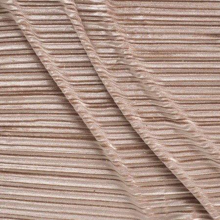 Beige glitter pleated velvet