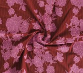Bordado raya diplomática rojo rosa