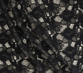 Guipur fantasía negro
