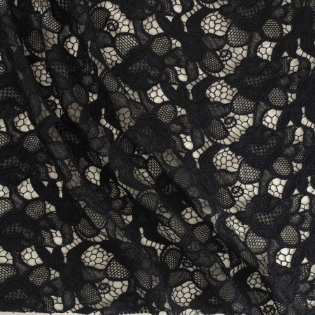 Guipur fantasía negro