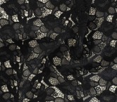 Guipur fantasía negro