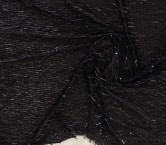 Canutillos con lentejuelas negro