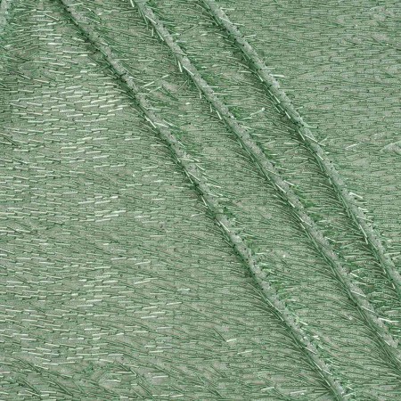 Canutillos con lentejuelas verde