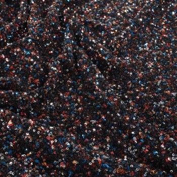 Paillet multicolor azul
